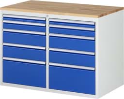 Zeige Details für Schubladenschrank Modell LL5.2.2, 825x1145x650mm HxBxT Bild von Schubladenschrank Modell LL5.2.2, 825x1145x650mm HxBxT