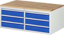 Zeige Details für Schubladenschrank Modell LL2.3.3, 465x1145x650mm HxBxT Bild von Schubladenschrank Modell LL2.3.3, 465x1145x650mm HxBxT
