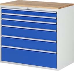 Zeige Details für Schubladenschrank Modell XXL7.7, 1035x1145x650mm HxBxT Bild von Schubladenschrank Modell XXL7.7, 1035x1145x650mm HxBxT