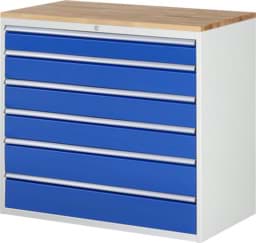 Zeige Details für Schubladenschrank Modell XXL7.6, 1035x1145x650mm HxBxT Bild von Schubladenschrank Modell XXL7.6, 1035x1145x650mm HxBxT