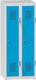 Zeige Details für Garderobenschrank, 2 Abteile mit 300 mm Abteilbreite, Höhe 1200 mm Bild von Garderobenschrank, 2 Abteile mit 300 mm Abteilbreite, Höhe 1200 mm