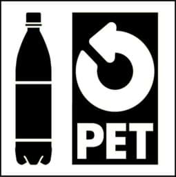 Zeige Details für Logo Etikette für PET-Abfall Bild von Logo Etikette für PET-Abfall