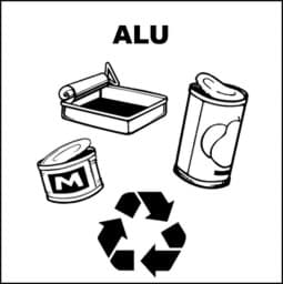 Zeige Details für Logo Etikette für ALU Bild von Logo Etikette für ALU