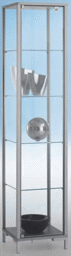 Zeige Details für Säulenvitrine 1860x400x400 mm HxBxT Bild von Säulenvitrine 1860x400x400 mm HxBxT