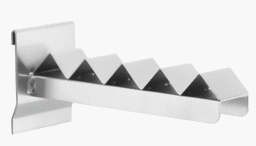 Zeige Details für Wellenträger, Wellenabstand 55 mm , (bitte paarweise bestellen), alufarben
 Bild von Wellenträger, Wellenabstand 55 mm , (bitte paarweise bestellen), alufarben