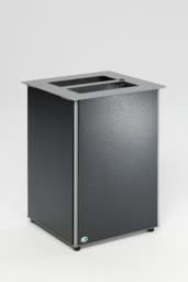 Zeige Details für Abfallbehälter AB 01, 80 ltr., antik-silber Bild von Abfallbehälter AB 01, 80 ltr., antik-silber