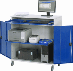 Zeige Details für Computer-Schrank - Modell 60, B 1100 x T 520 x H 1185 mm Bild von Computer-Schrank - Modell 60, B 1100 x T 520 x H 1185 mm