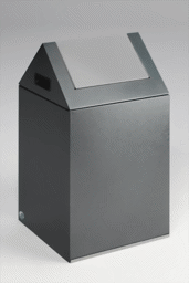 Zeige Details für Wertstoffsammelgerät WSG 40 S Korpus silber, Einwurfklappe anthrazit Bild von Wertstoffsammelgerät WSG 40 S Korpus silber, Einwurfklappe anthrazit