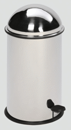 Zeige Details für Tretabfallsammler edelstahl 11 Liter
 Bild von Tretabfallsammler edelstahl 11 Liter