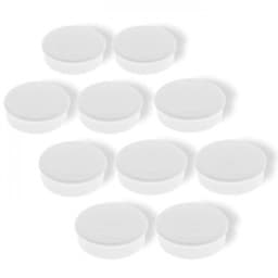 Zeige Details für Magnete Ø 30 mm im Set mit je 10 Stück weiss Bild von Magnete Ø 30 mm im Set mit je 10 Stück weiss