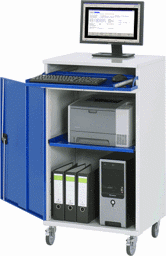 Zeige Details für Computer-Schrank - Modell 60, B 650 x T 520 x H 1185 mm Bild von Computer-Schrank - Modell 60, B 650 x T 520 x H 1185 mm