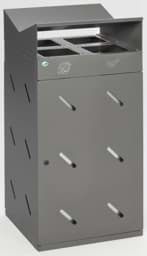 Zeige Details für Wertstoffsammelstation, 4-fach Einwurf, 200 ltr. Inhalt Bild von Wertstoffsammelstation, 4-fach Einwurf, 200 ltr. Inhalt