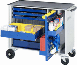 Bild von Werkzeugwagen, B 1025 x T 520 x H 890 mm