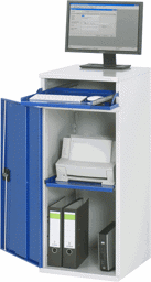 Zeige Details für Computer-Schrank - Modell 60, B 450 x T 520 x H 1060 mm Bild von Computer-Schrank - Modell 60, B 450 x T 520 x H 1060 mm