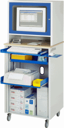 Zeige Details für Computer-Station adlatus - Modell 20, B 720 x T 660 x H 1810 mm
 Bild von Computer-Station adlatus - Modell 20, B 720 x T 660 x H 1810 mm