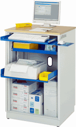 Zeige Details für Computer-Station adlatus - Modell 20, B 720 x T 660 x H 1100 mm
 Bild von Computer-Station adlatus - Modell 20, B 720 x T 660 x H 1100 mm