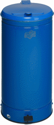 Zeige Details für Abfallsammler 66 Liter mit Fusspedal, Farbe blau Bild von Abfallsammler 66 Liter mit Fusspedal, Farbe blau