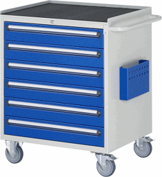 Zeige Details für Montagewagen Modell XL5.16, B 770 x T 650 x H 975 mm, Metall-Top 25 mm mit Anti-Rutsch-Matte  Bild von Montagewagen Modell XL5.16, B 770 x T 650 x H 975 mm, Metall-Top 25 mm mit Anti-Rutsch-Matte