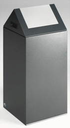 Zeige Details für Wertstoffsammelgerät WSG 55 S Korpus antik-silber, Einwurfklappe anthrazit Bild von Wertstoffsammelgerät WSG 55 S Korpus antik-silber, Einwurfklappe anthrazit