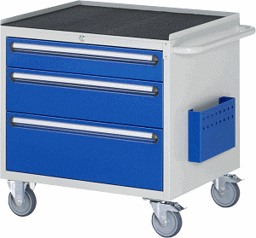 Zeige Details für Montagewagen Modell XL3.16, B 770 x T 650 x H 795mm, Metall-Top 25 mm mit Anti-Rutsch-Matte  Bild von Montagewagen Modell XL3.16, B 770 x T 650 x H 795mm, Metall-Top 25 mm mit Anti-Rutsch-Matte