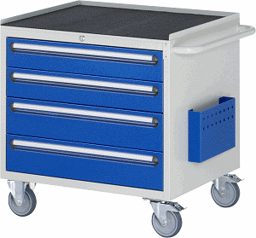 Zeige Details für Montagewagen Modell XL3.6, B 770 x T 650 x H 795mm, Metall-Top 25 mm mit Anti-Rutsch-Matte  Bild von Montagewagen Modell XL3.6, B 770 x T 650 x H 795mm, Metall-Top 25 mm mit Anti-Rutsch-Matte