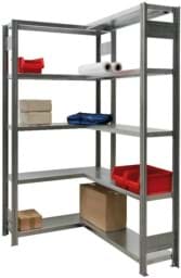 Zeige Details für Eckregal 2000x875x500 mm HxBxT
 Bild von Eckregal 2000x875x500 mm HxBxT