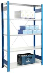 Zeige Details für Grundregal 3000xx1285x400 mm HxBxT in diversen Farben
 Bild von Grundregal 3000xx1285x400 mm HxBxT in diversen Farben