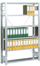 Zeige Details für Bürogrundregal Höhe 2325 mm, Breite 1285 mm, Tiefe 300 mm Bild von Bürogrundregal Höhe 2325 mm, Breite 1285 mm, Tiefe 300 mm