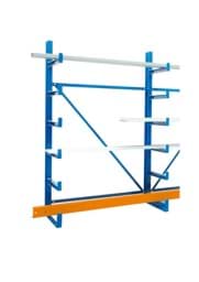 Zeige Details für Kragarmregal einseitig Grundregal  Bild von Kragarmregal einseitig Grundregal