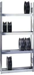 Zeige Details für Felgengrundregal Breite 875 mm Bild von Felgengrundregal Breite 875 mm
