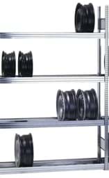Zeige Details für Felgenanbauregal Breite 1285 mm Bild von Felgenanbauregal Breite 1285 mm