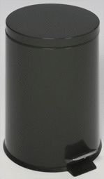 Zeige Details für Tretabfallsammler 12 Liter, anthrazit
 Bild von Tretabfallsammler 12 Liter, anthrazit