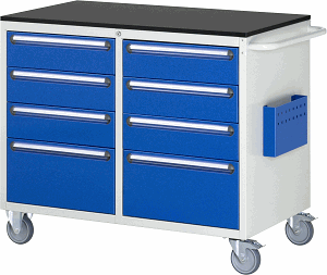 Bild von Montagewagen Modell LL5.3.3, B 1145 x T 650 x H 970 mm, Melamin-Top 19 mm