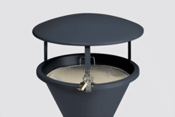 Zeige Details für Dach für Standascher graphit RAL 7024 Bild von Dach für Standascher graphit RAL 7024