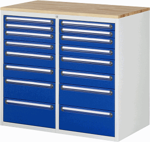 Bild von Schubladenschrank Modell LL7.11.11, B 1145xT 650xH 1035 mm