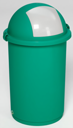 Bild von Abfallbehälter aus Kunststoff, Farbe grün