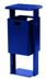 Bild von Rechteck-Stand-Abfallbehälter, Inhalt 40 Liter, feuerverzinkt + pulverbeschichtet, zum einbetonieren