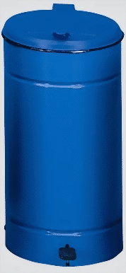 Bild von Tretabfallsammler 60 Liter, enzianblau für 60 Liter Abfallsäcke
