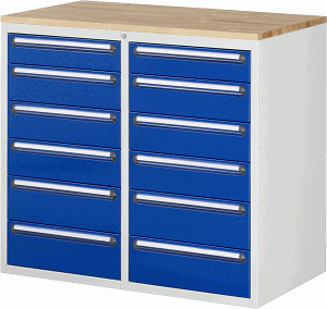 Bild von Schubladenschrank Modell LL7.6.6, B 1145xT 650xH 1035 mm