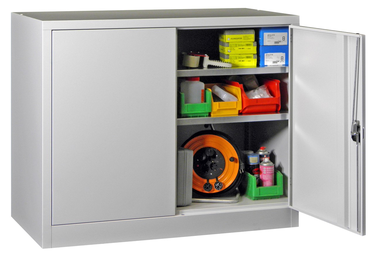 Bild von Mehrzweckschrank 1000x1000x400 mm HxBxT auf Sockel ab Lager