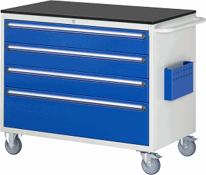 Bild von Montagewagen Modell XXL5.3, B 1145 x T 650 x H 970 mm, Melamin-Top 19 mm