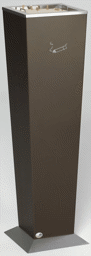 Bild von Aschersäule H 110 in Pyramidenstumpfform, deep-brown

