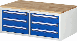 Bild von Schubladenschrank Modell LL2.3.3, B 1145xT 650xH 465 mm