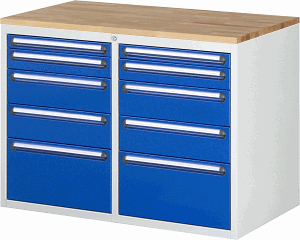 Bild von Schubladenschrank Modell LL5.2.2, B 1145xT 650xH 825 mm