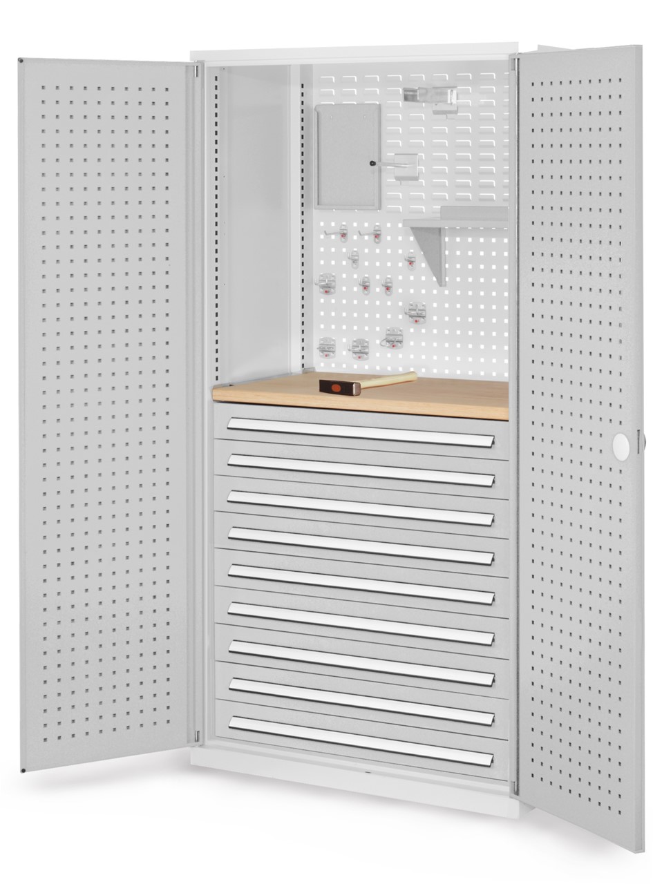 Bild von Schubladenschrank mit Schubladen und Fachböden 1950x1000x600 mm HxBxT