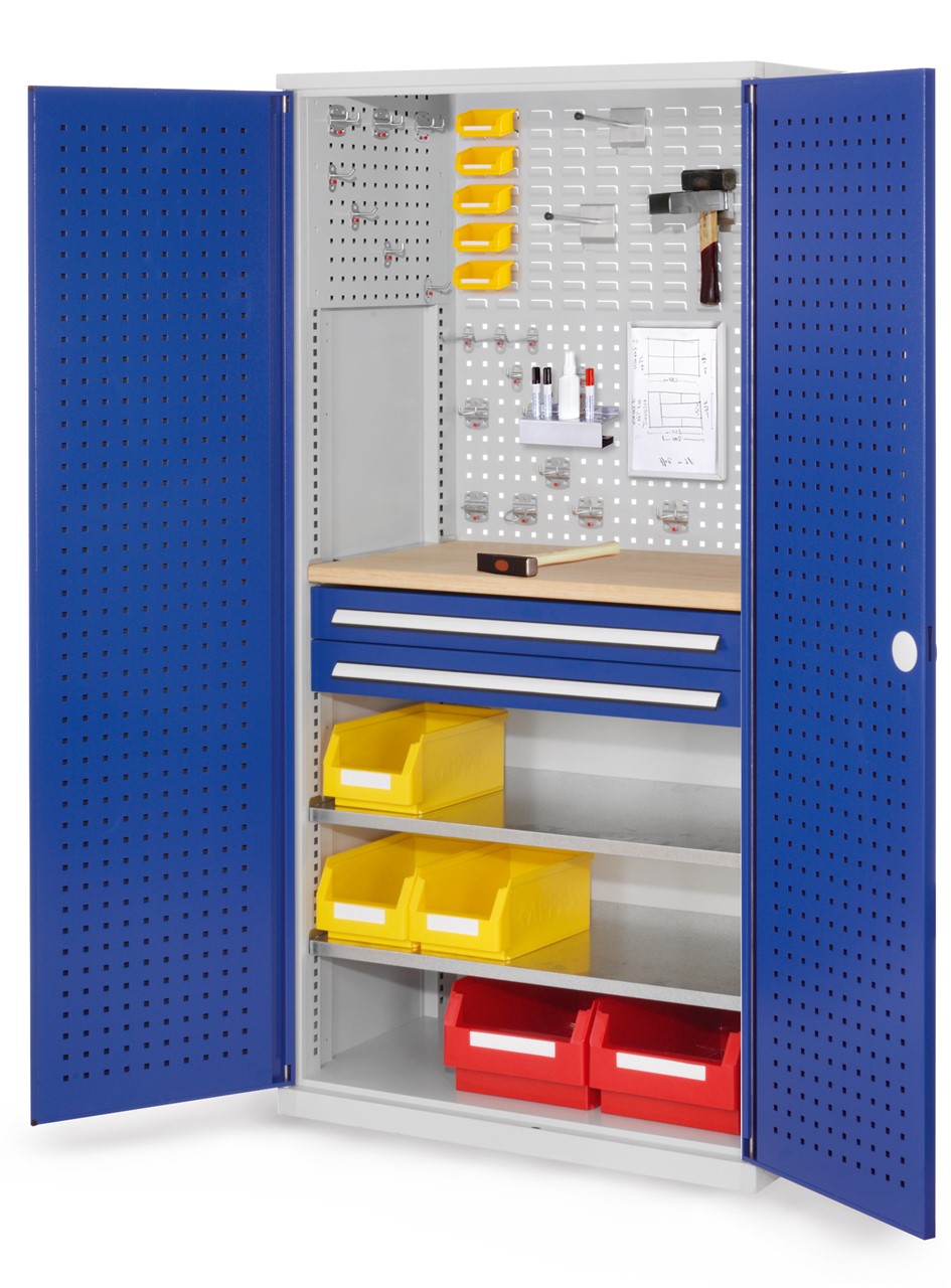 Bild von Schubladenschrank mit Schubladen und Fachböden 1950x1000x600 mm HxBxT