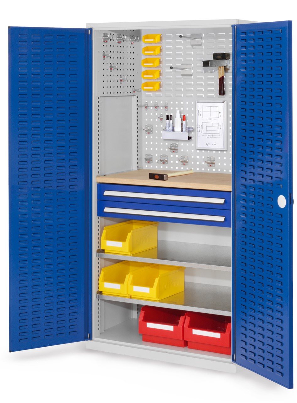 Bild von Schubladenschrank mit Schubladen und Fachböden 1950x1000x600 mm HxBxT