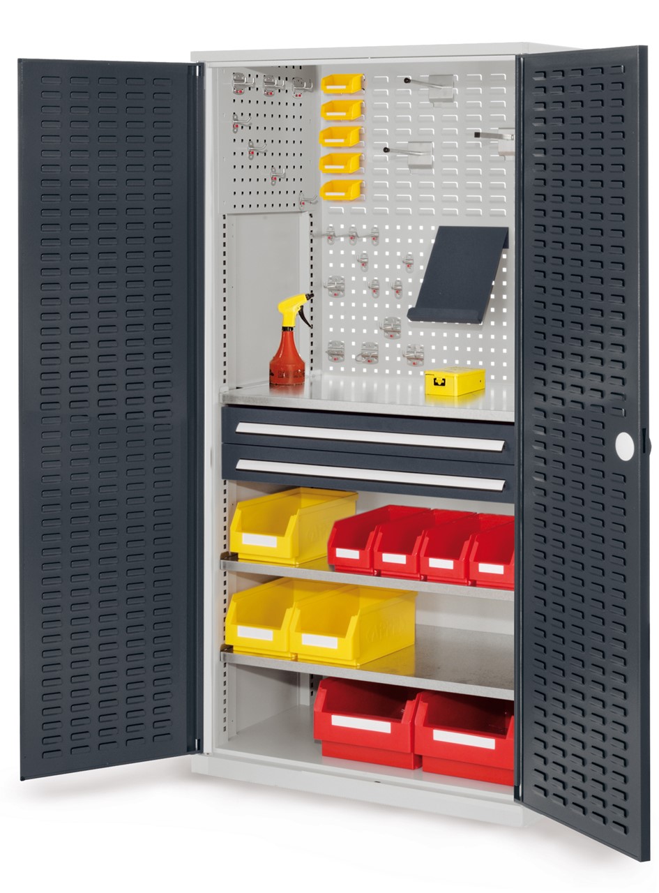 Bild von Schubladenschrank mit Schubladen und Fachböden 1950x1000x600 mm HxBxT