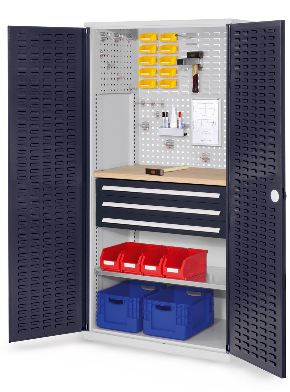 Bild von Schubladenschrank mit Schubladen und Fachböden 1950x1000x600 mm HxBxT