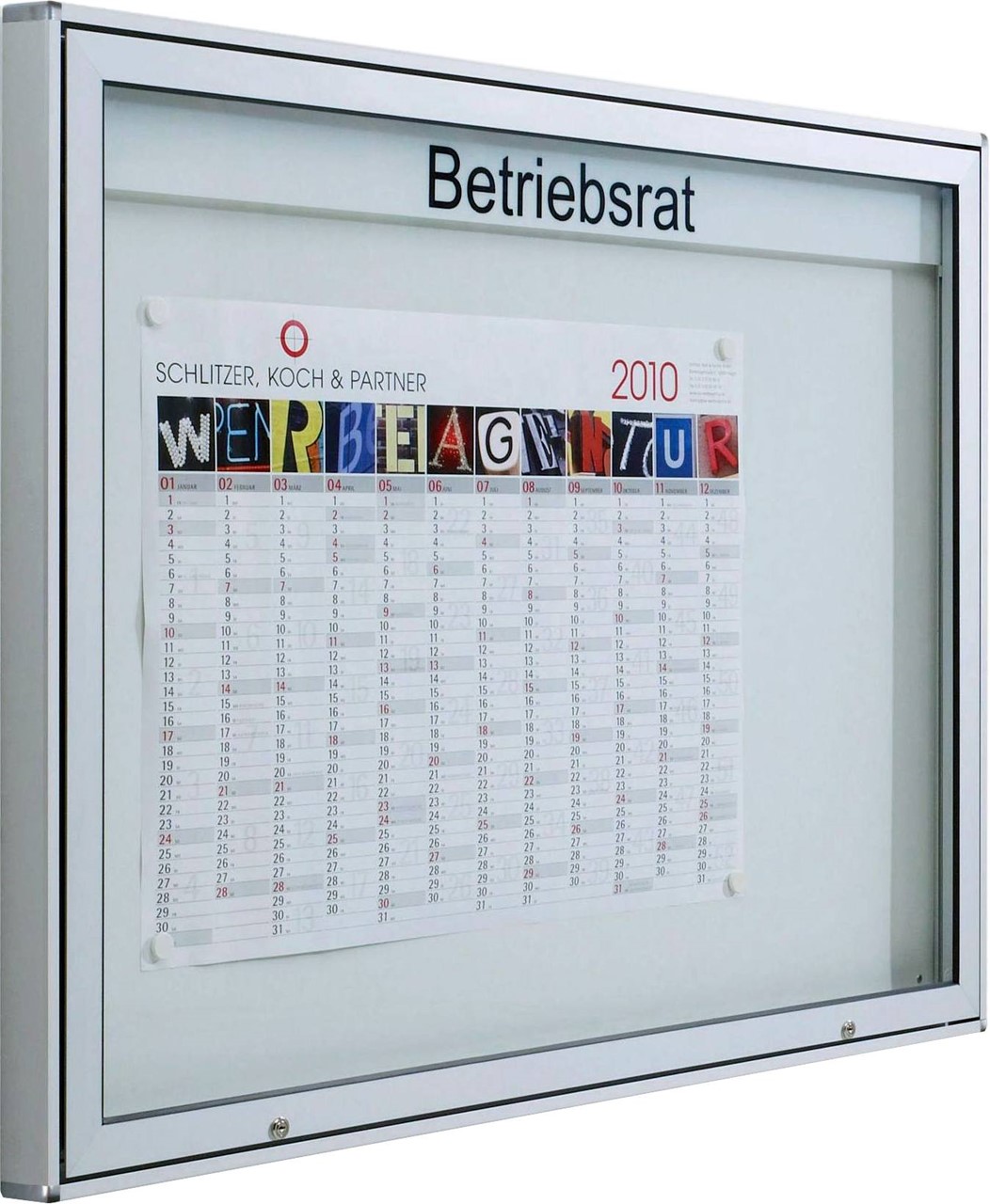 Bild von Schaukasten Intro BA27, 1970x970x50 mm BxHxT